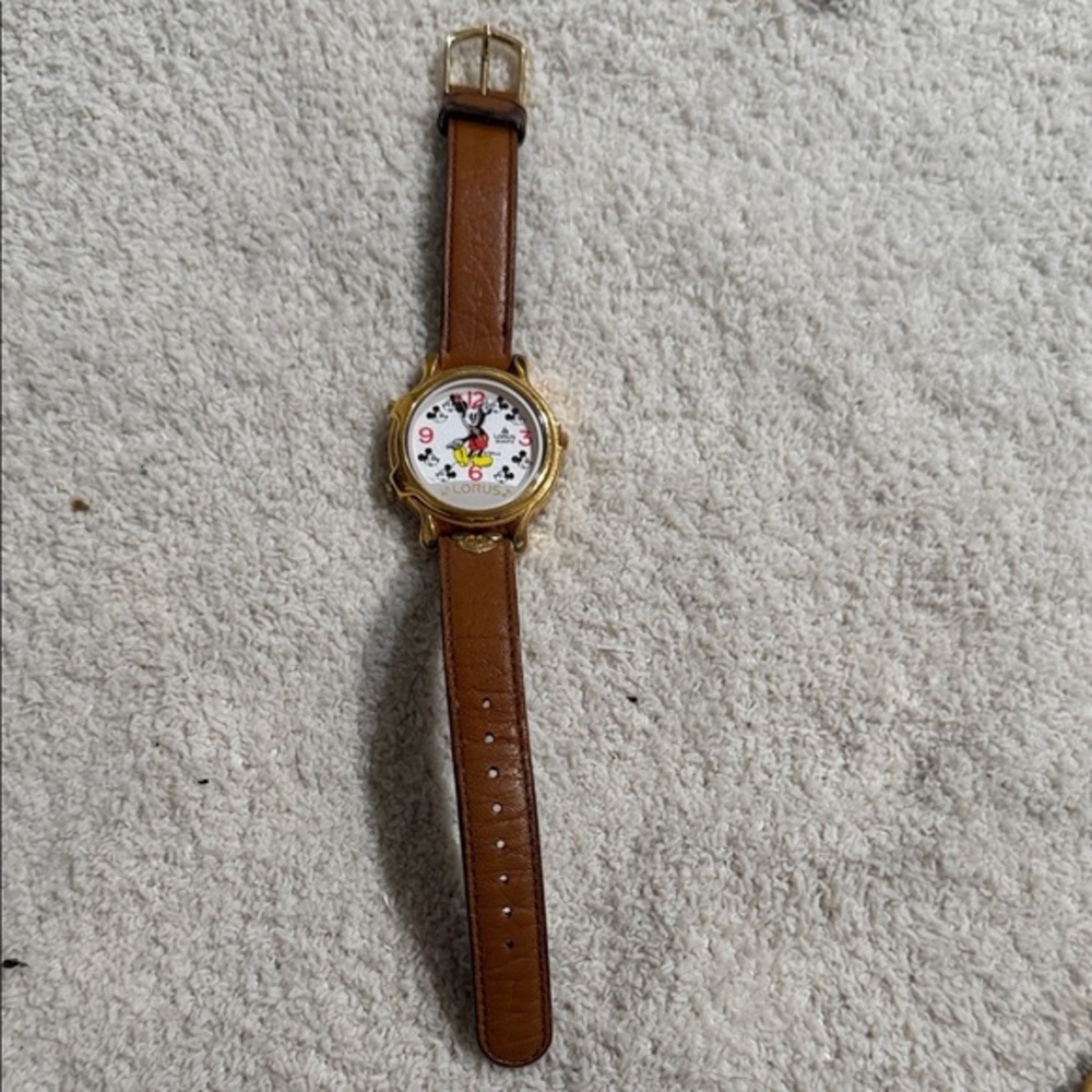 Disney Brown and Gold Women's Watch